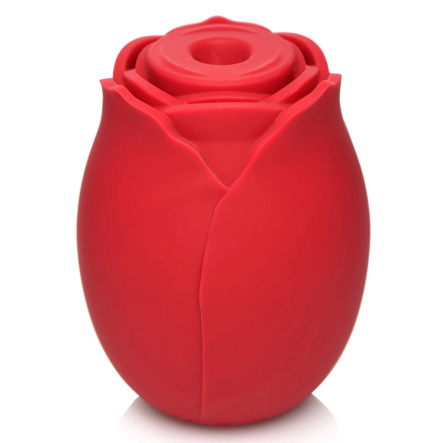 Mystic Rose Sucking and Vibrating Silicone Rose -  Red