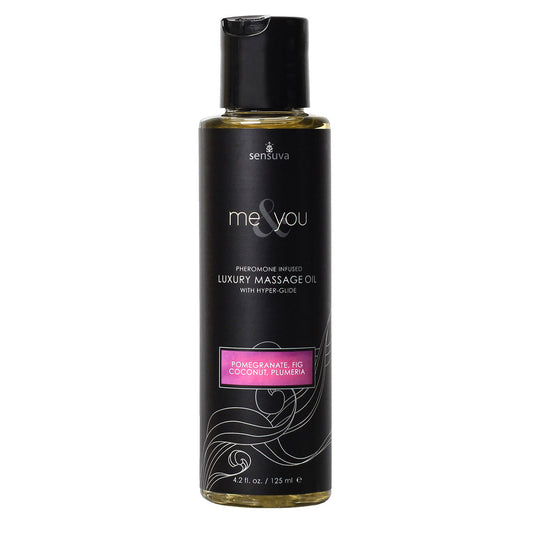 Sensuva Me &amp; You Massage Oil - Pomegranate